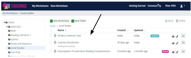 CSV Export with Teachermade