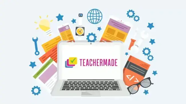 Newsletters By Teachermade A computer showing different applications on TeacherMade Region 10 EdTech 2024 Trial Code Upgrade-from-Free-to-Pro-with-a-Discount-Offer