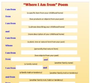 Back to School poem activity in TEacherMade Shared Library