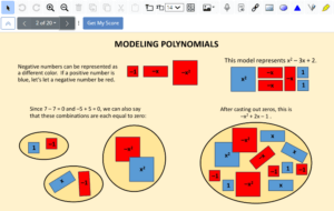 A mathematics exercise on polynomials.