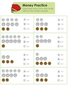 Money Practice Classwork.com Activity Numeracy exercise Mathematics exercise Classwork studio