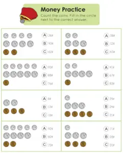 Money Practice TeacherMade Activity Numeracy exercise Mathematics exercise Classwork studio