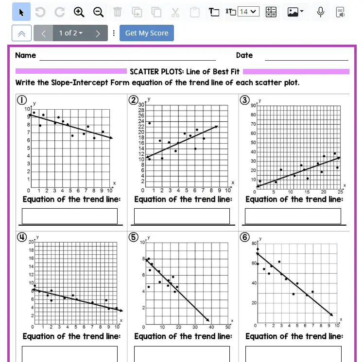 Numeracy exercise Mathematics exercise Seasonal passage Classwork studio