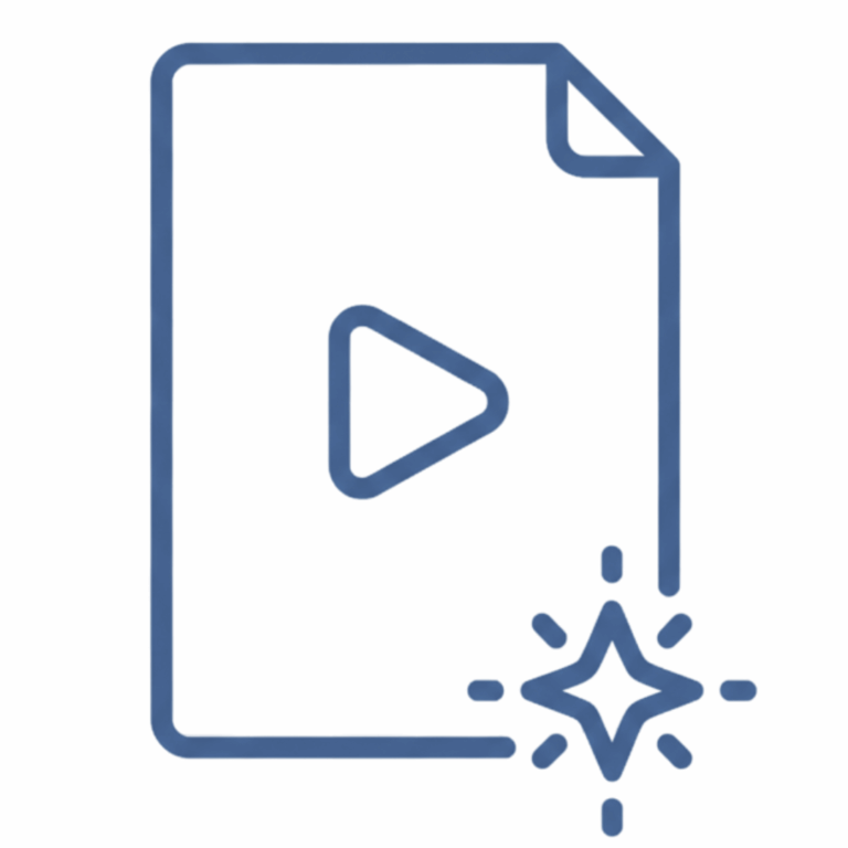 Icon representing the activation of static educational content into interactive, auto-graded digital lessons using Classwork.com